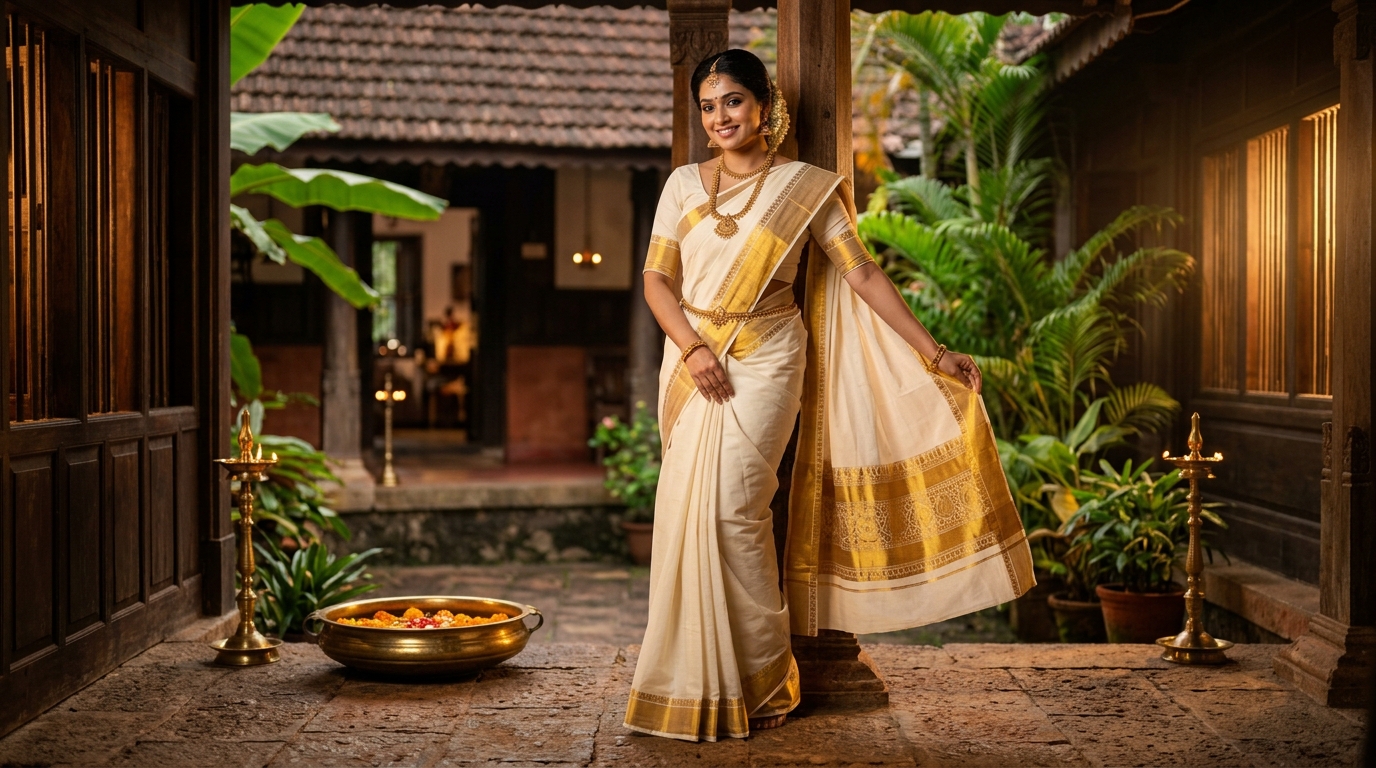 Kasavu Sarees
